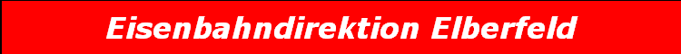 Eisenbahndirektion Elberfeld Eisenbahndirektion Elberfeld