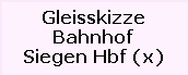 Gleisskizze

Bahnhof

Siegen Hbf (x)