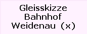 Gleisskizze

Bahnhof

Weidenau  (x)