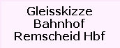 Gleisskizze

Bahnhof

Remscheid Hbf