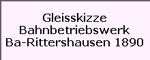 Gleisskizze

Bahnbetriebswerk

Ba-Rittershausen 1890