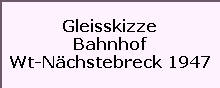 Gleisskizze

Bahnhof

Wt-Nchstebreck 1947