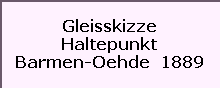 Gleisskizze

Haltepunkt

Barmen-Oehde  1889