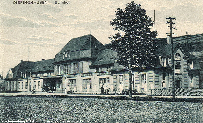 Gleisplan Bahnhof Dieringhausen O-1 